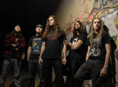 Zespół Warbringer na minitrasie w Polsce