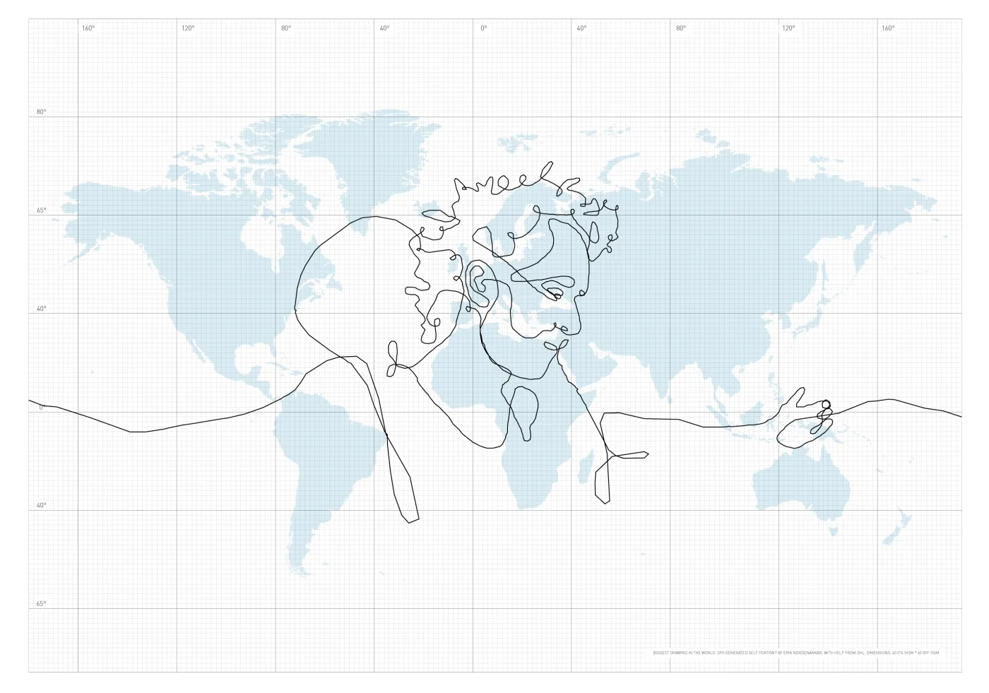 Największy obraz na świecie zrobiony GPS-em