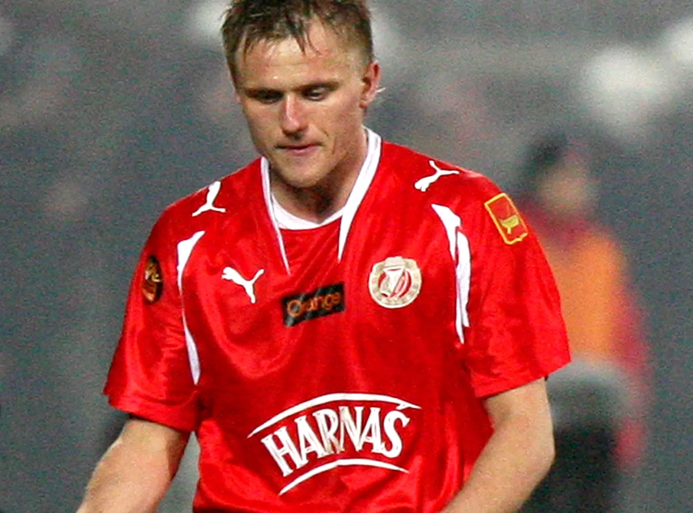 Piłkarz Widzewa pokazał kibicom środkowy palec