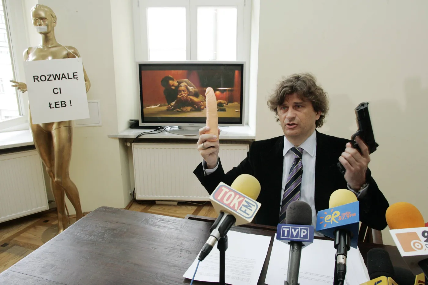 Rok temu Palikot zasłynął lubelską konferencją z wibratorem