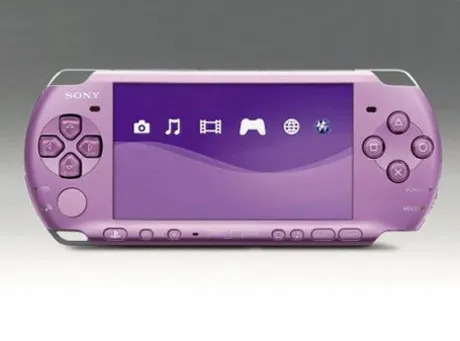 Konsola w kolorze fiołków