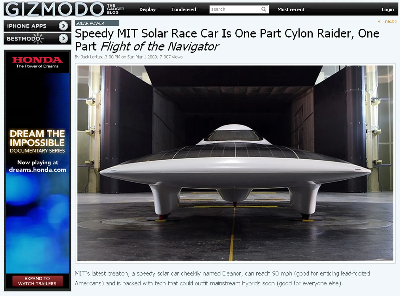 Auto na słońce, które wyciągnie 150 km/h