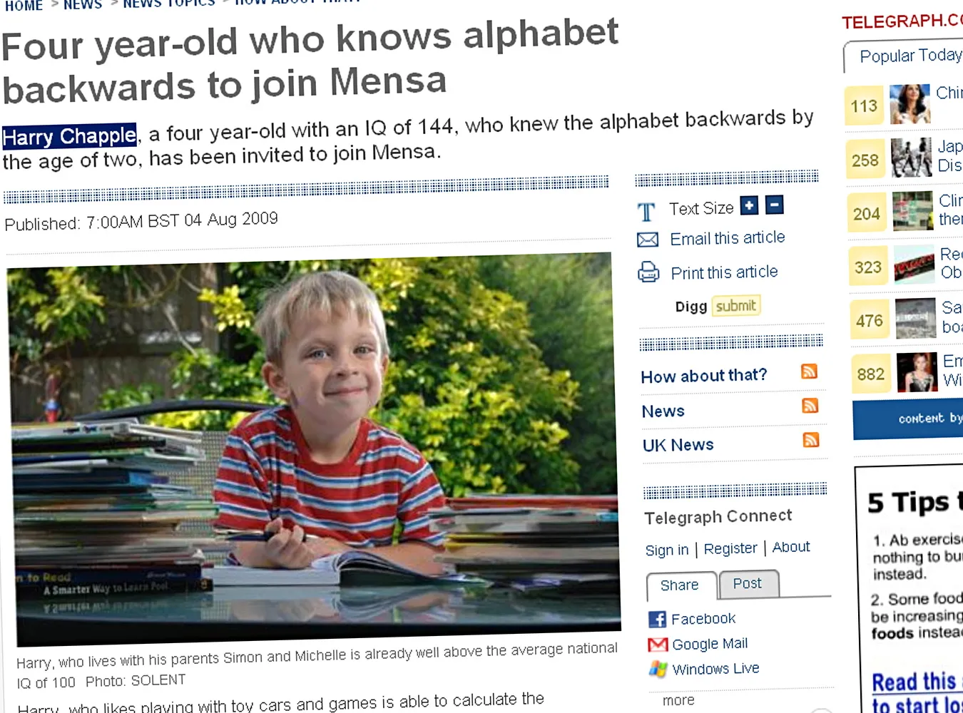 Ten czterolatek jest mądrzejszy od ciebie