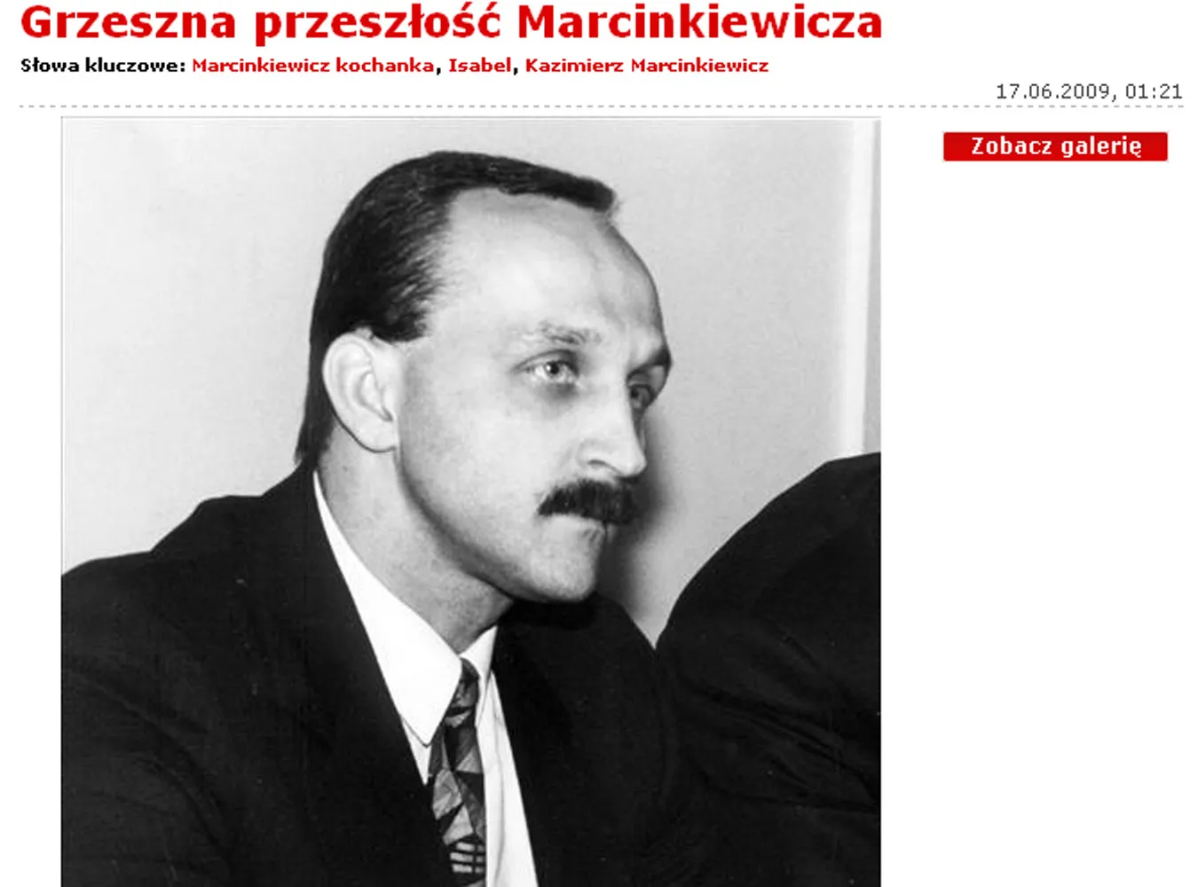 Zobacz Marcinkiewicza w młodości