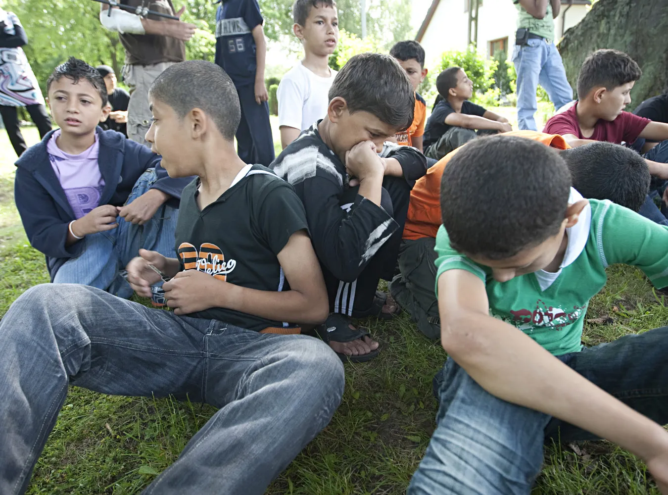 Dzieci z Palestyny w toksycznym budynku?