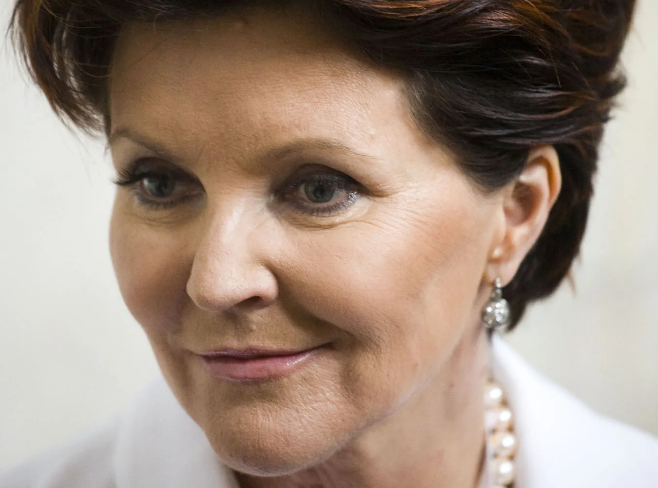 Kwaśniewska składa hołd działaczce "S"