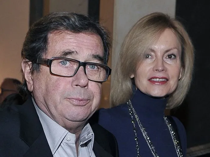 Janusz Gajos z żoną