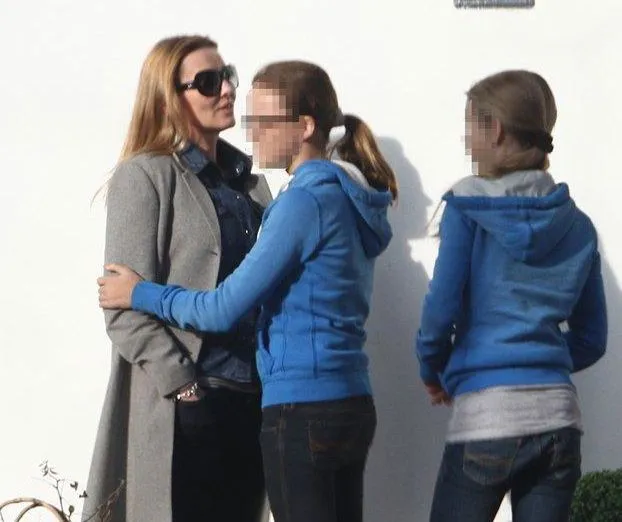 Hanna Lis z córkami