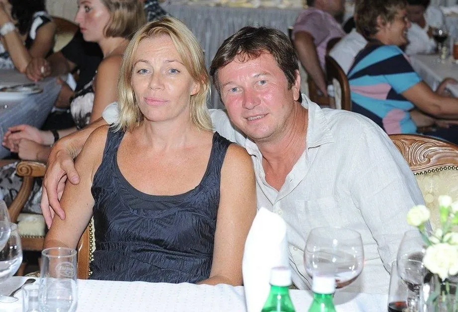 Piotr Cyrwus z żoną