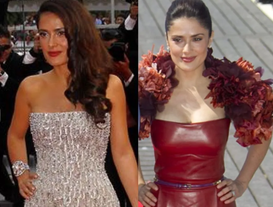 Salma Hayek olśniewa w kreacjach Gucci