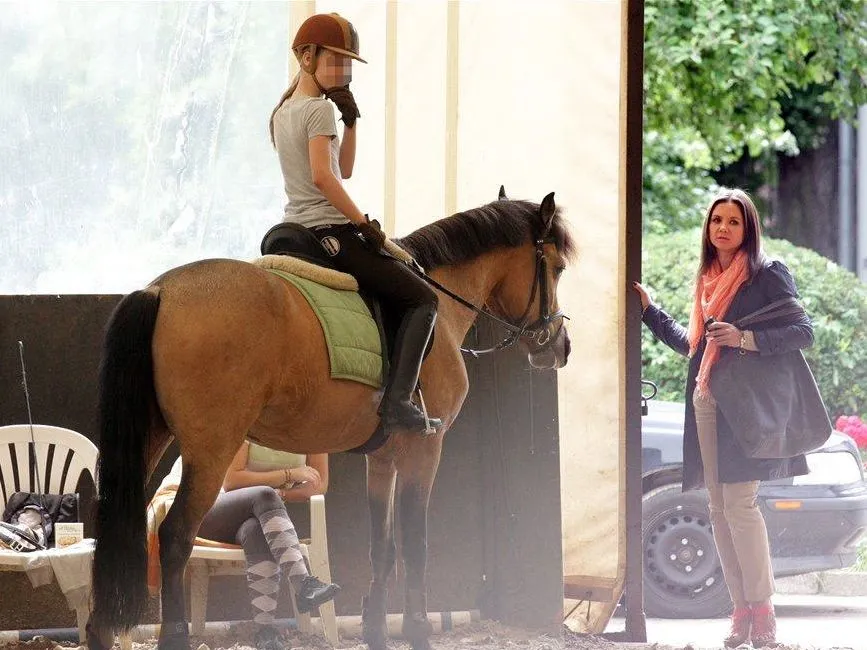 Kinga Rusin z córką 