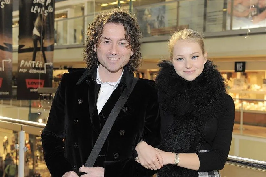 Piotr Rubik z żoną