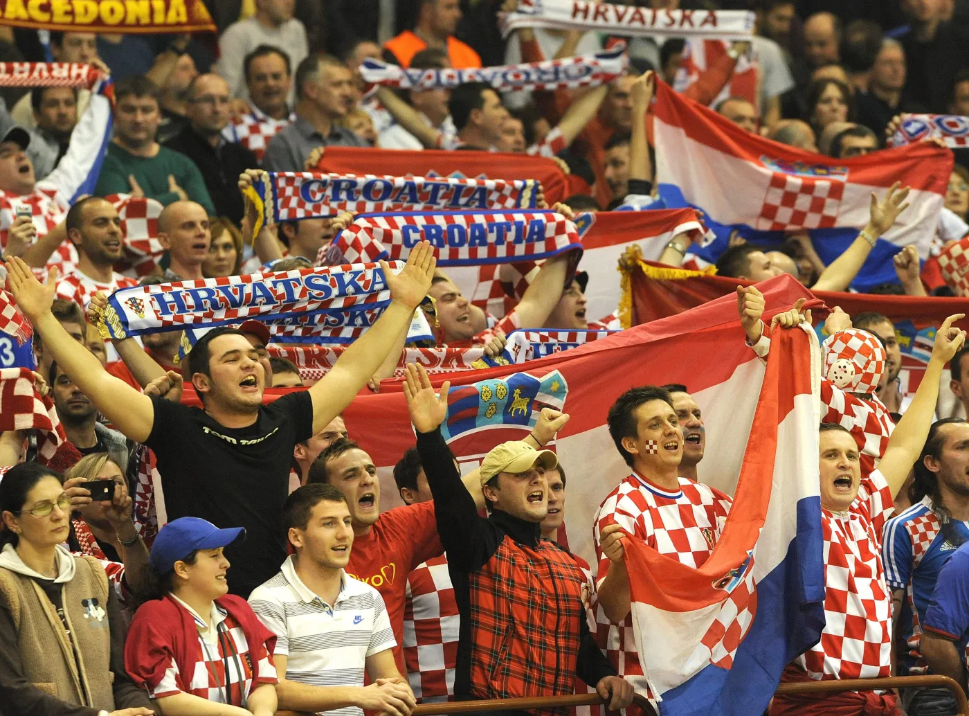 Kibice z Chorwacji