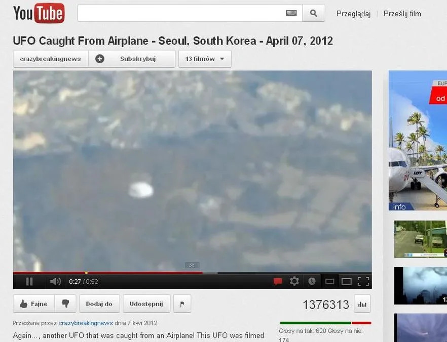 UFO w kształcie jaja