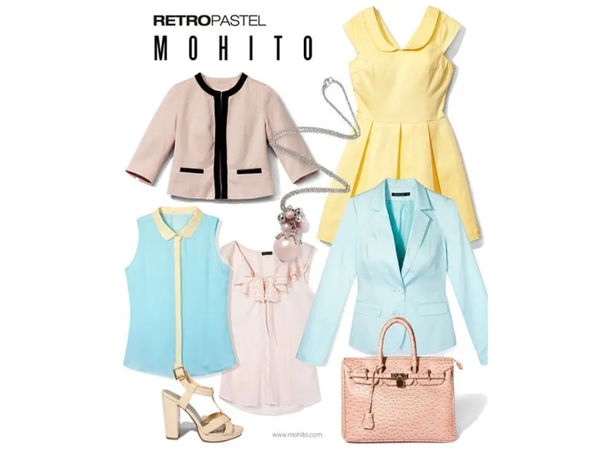 Wiosenne uderzenie kobiecości! Pastele i styl retro od Mohito
