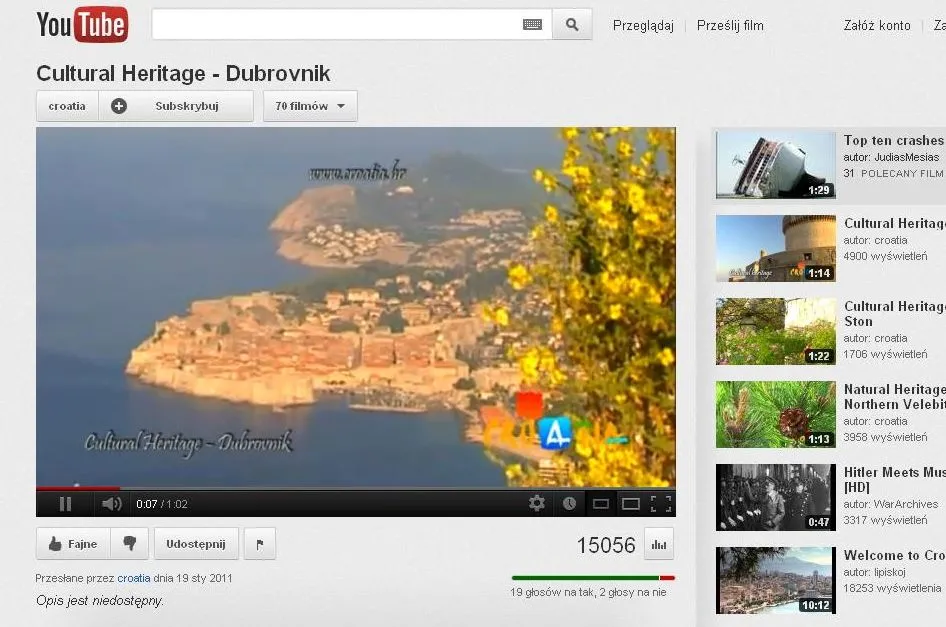 Piękny i malowniczy chorwacki Dubrownik