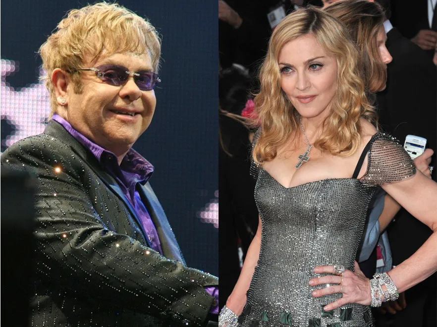 Elton John i Madonna