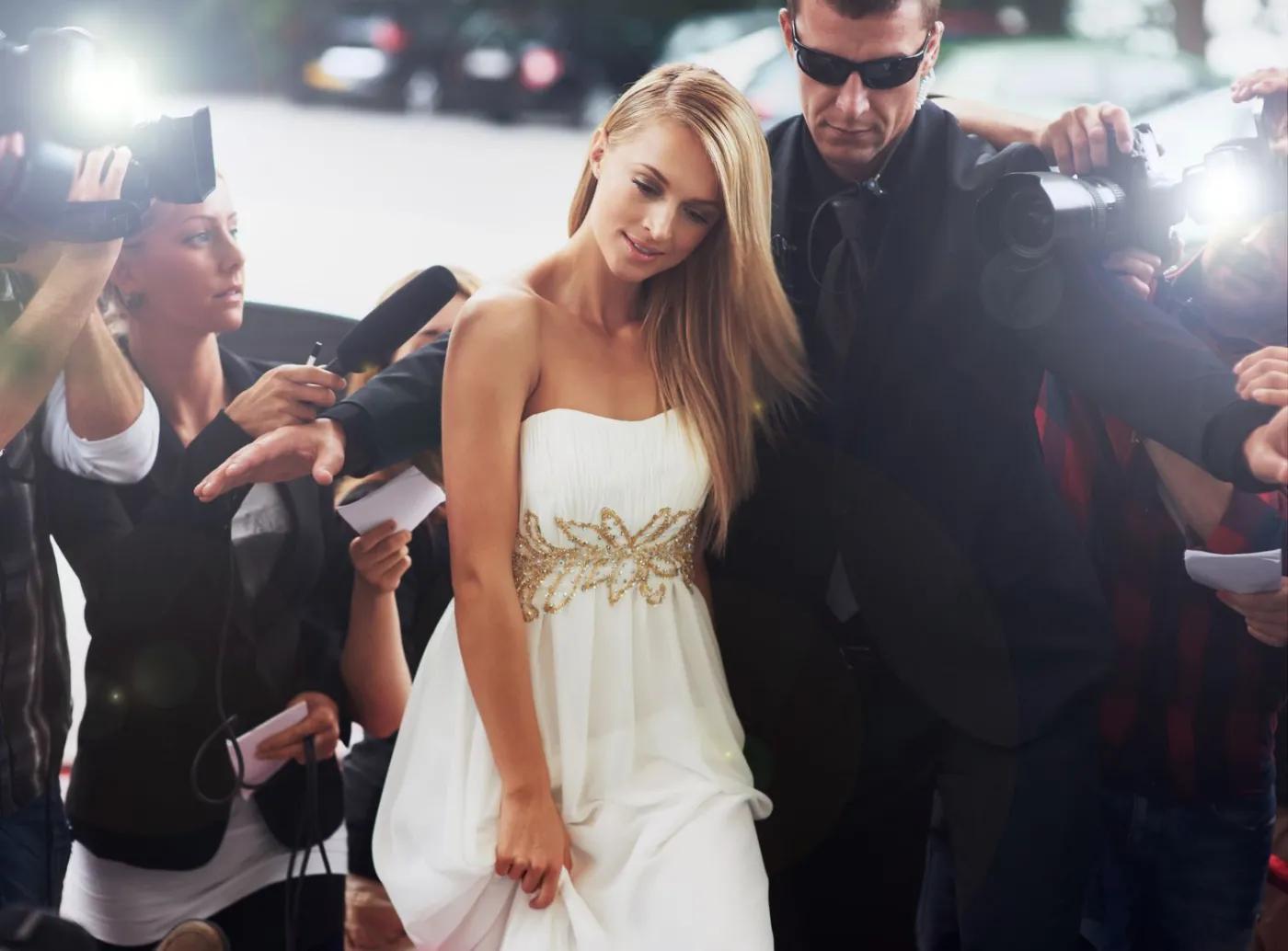 gwiazda i ochroniarz