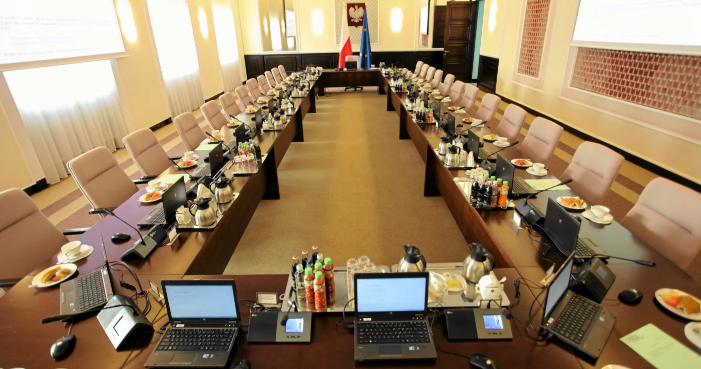 Sala posiedzeń rządu