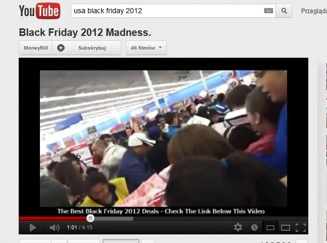 Czarny piątek w USA