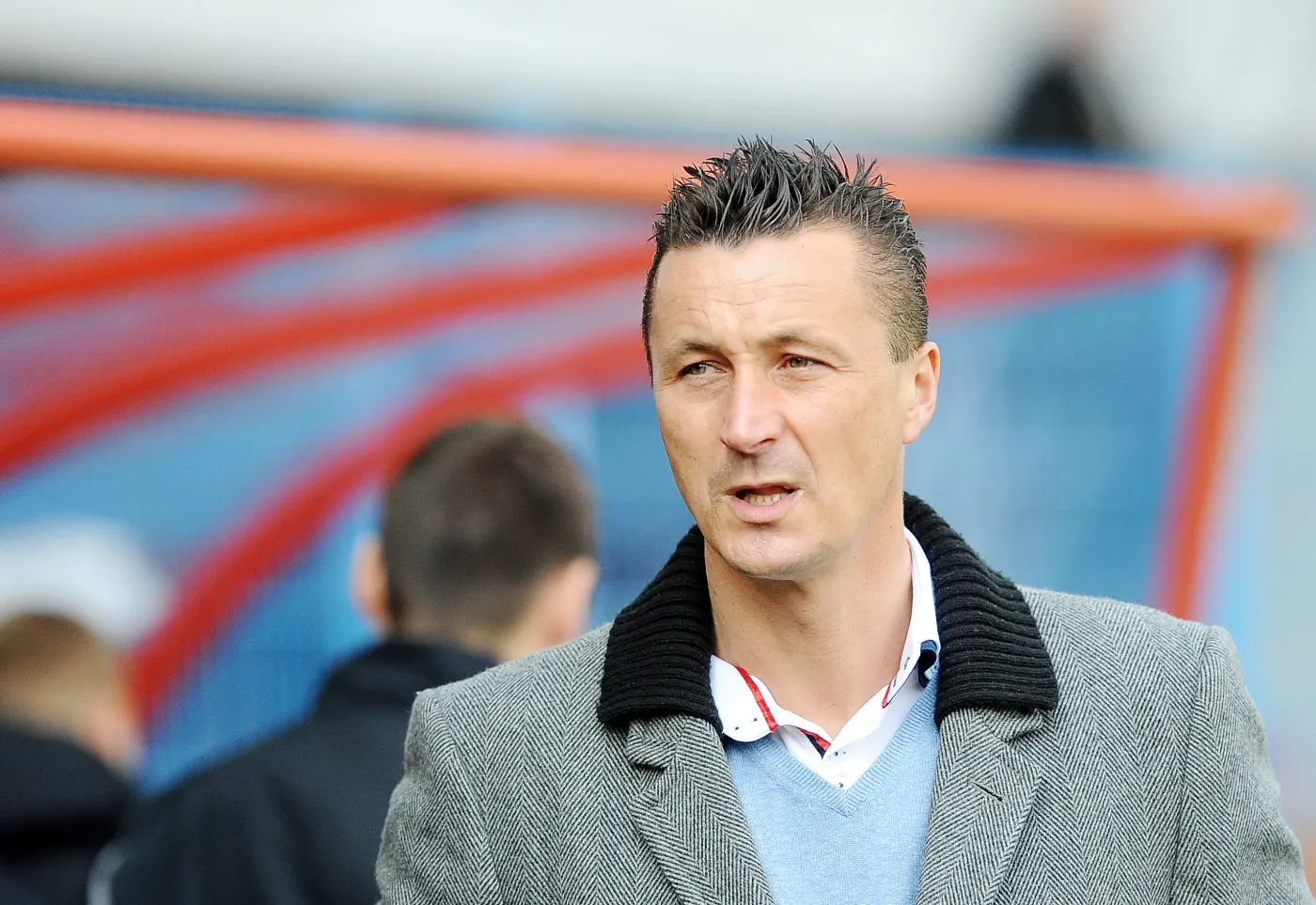Trener Tomasz Hajto