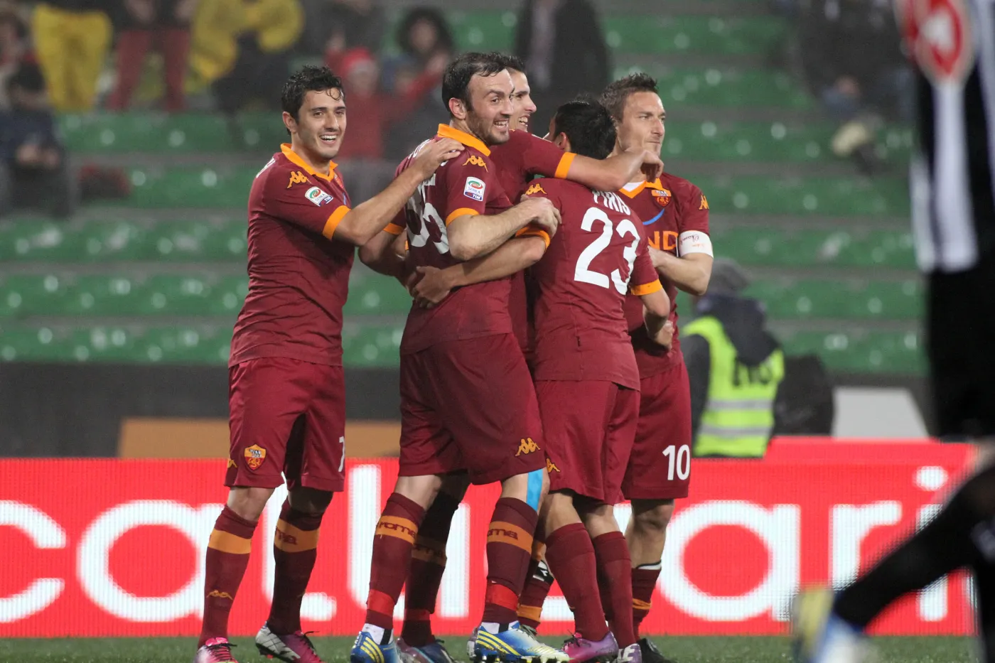 Radość piłkarzy Romy