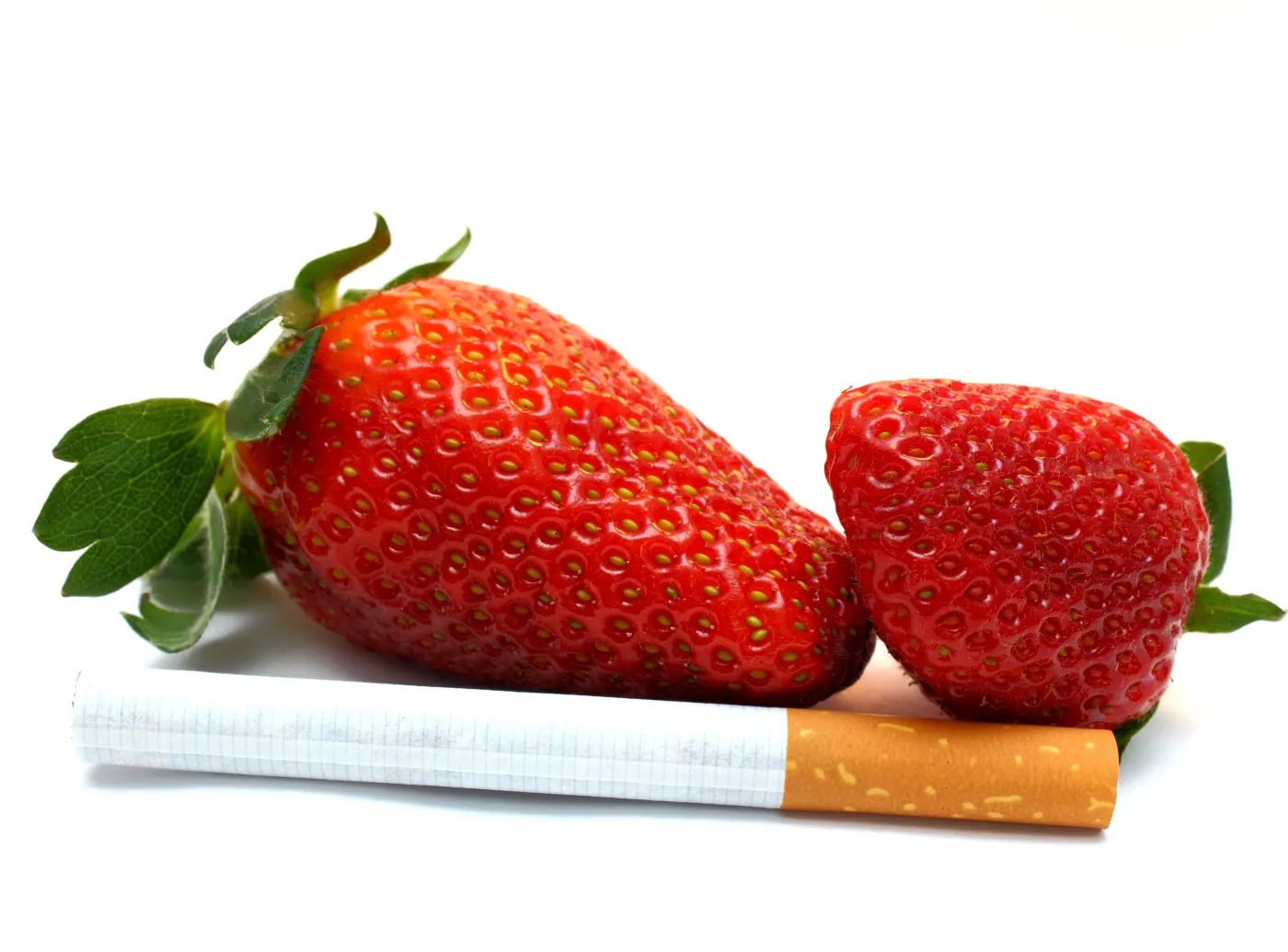 Papieros i truskawki