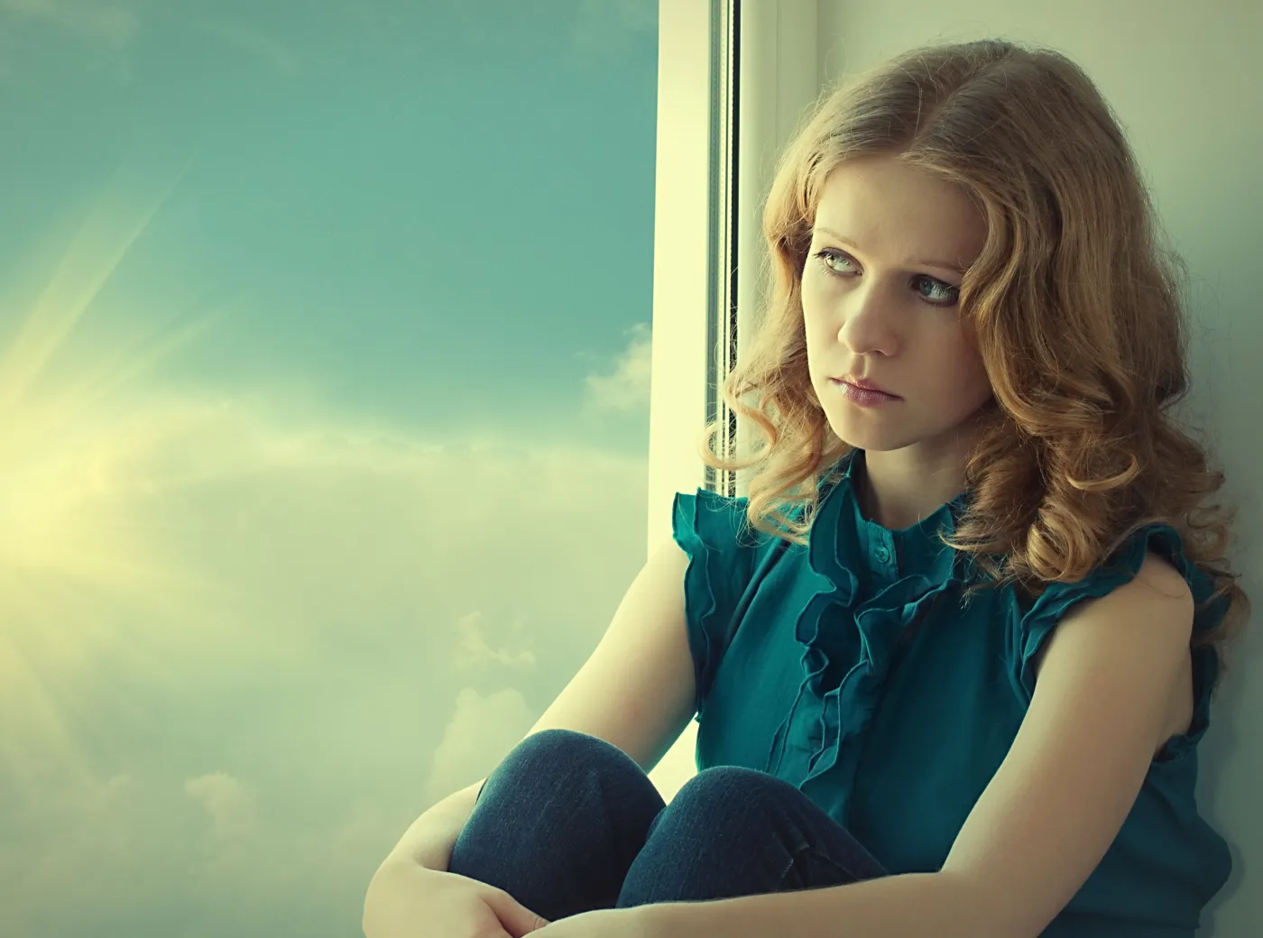 Kobieta ma depresję