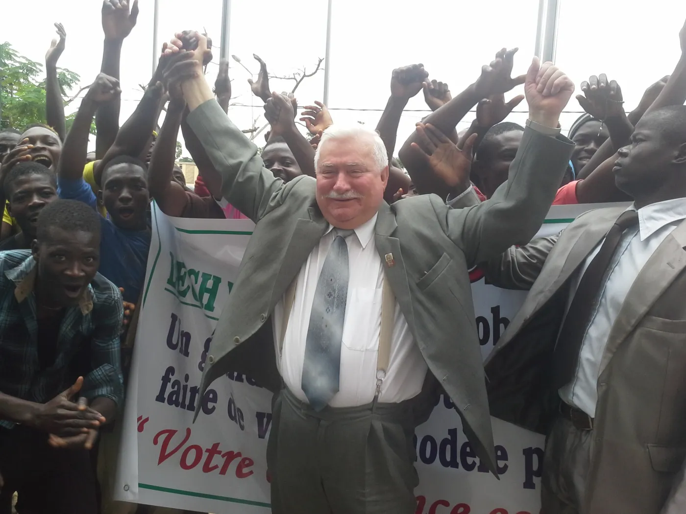 Wałęsa witany w Togo jak król. Ma nawet swój fanklub