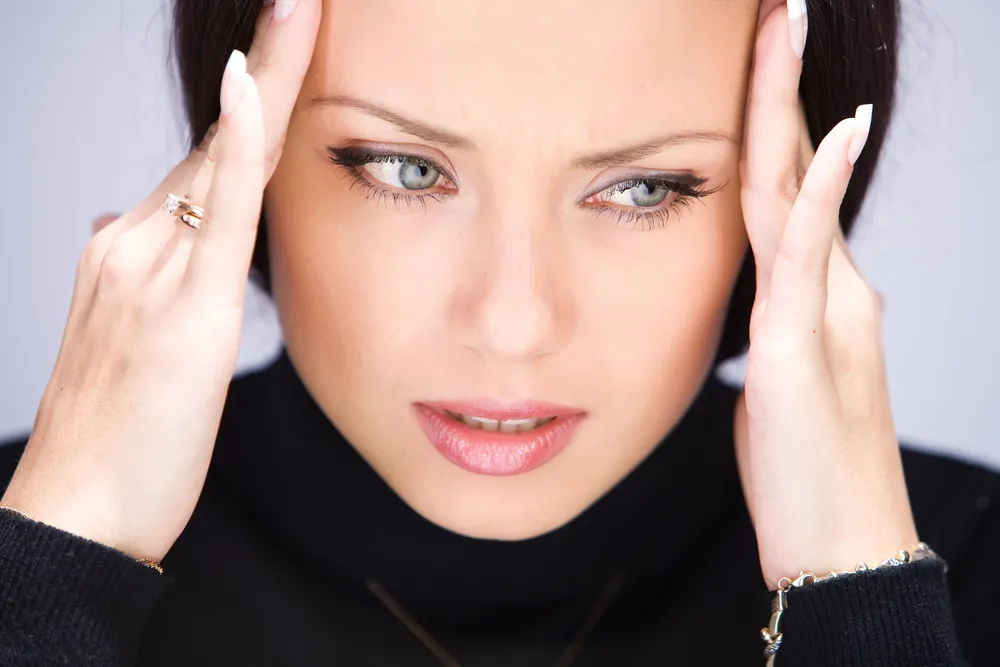 Ból głowy u kobiety