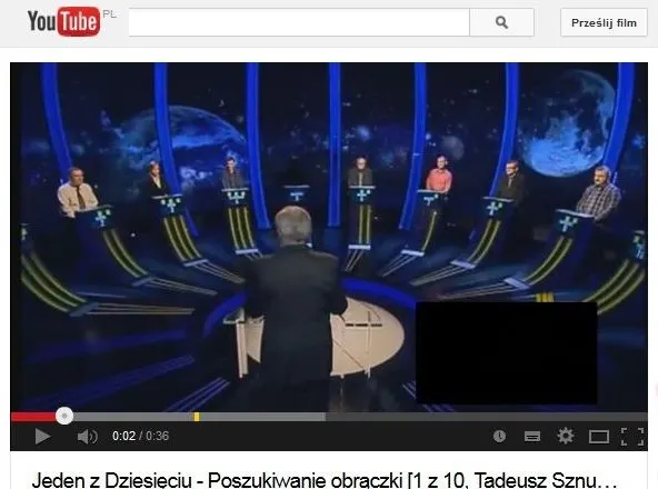 Poszukiwania obrączki w "Jeden z dziesięciu". Sznuk to prawdziwy dżentelmen