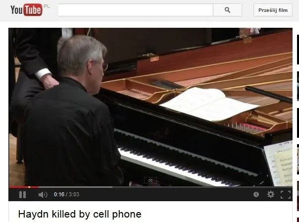 Słynny pianista przerwał koncert przez ... dzwoniący telefon