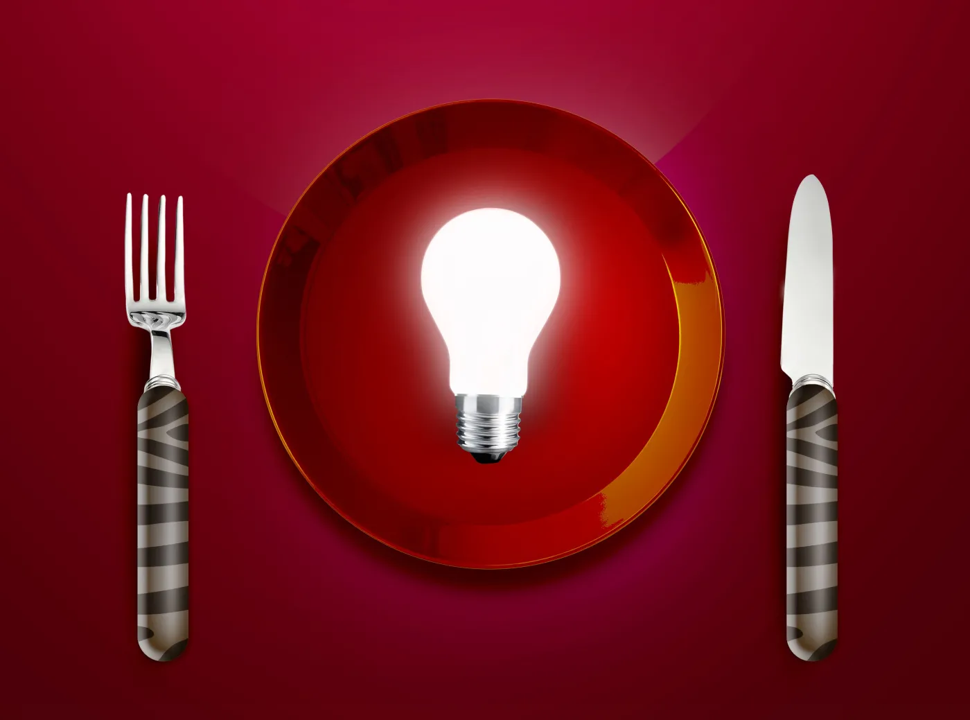 dieta na mózg talerz