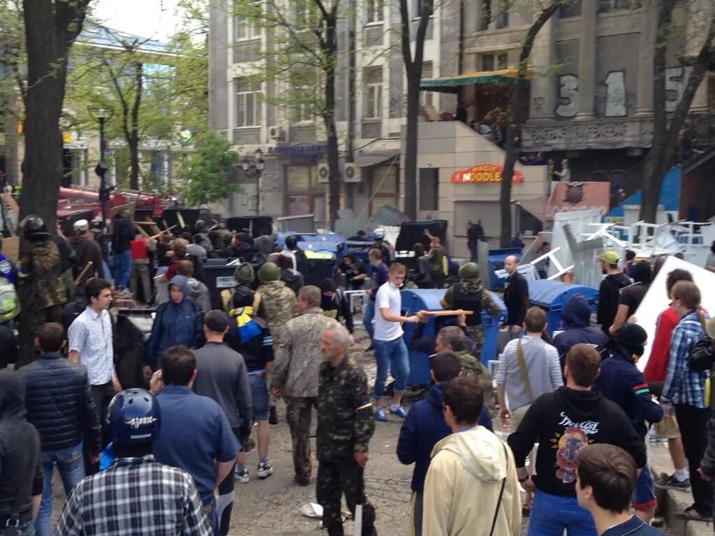 Odessa: Atak prorosyjskich bojówek na ukraińską demonstrację