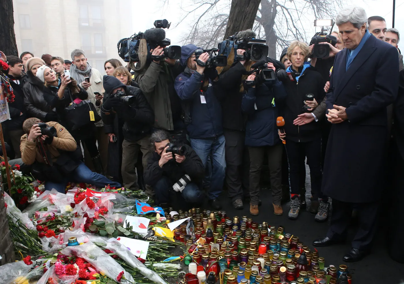 John Kerry w Kijowie