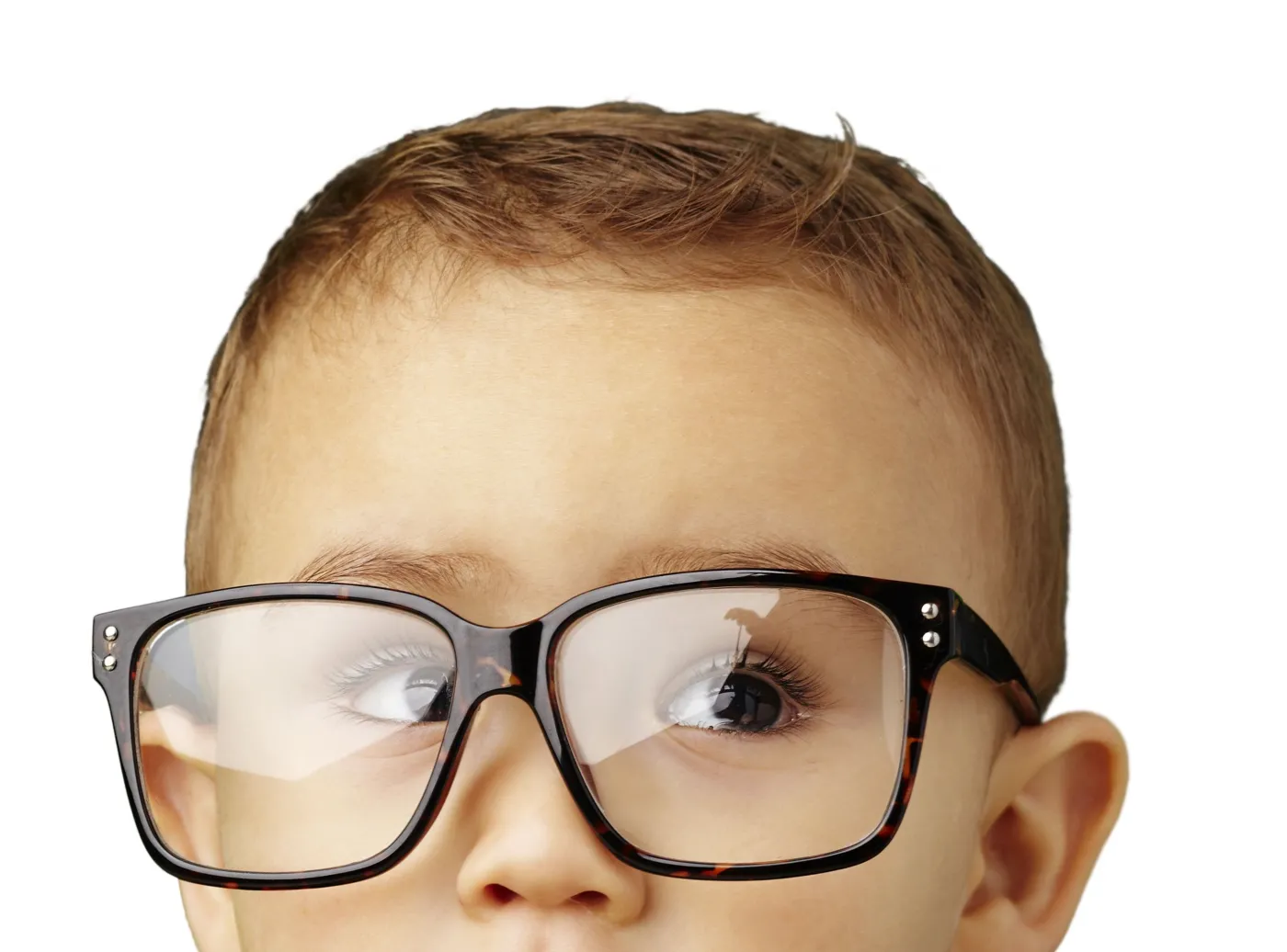 Dziecko w okularach