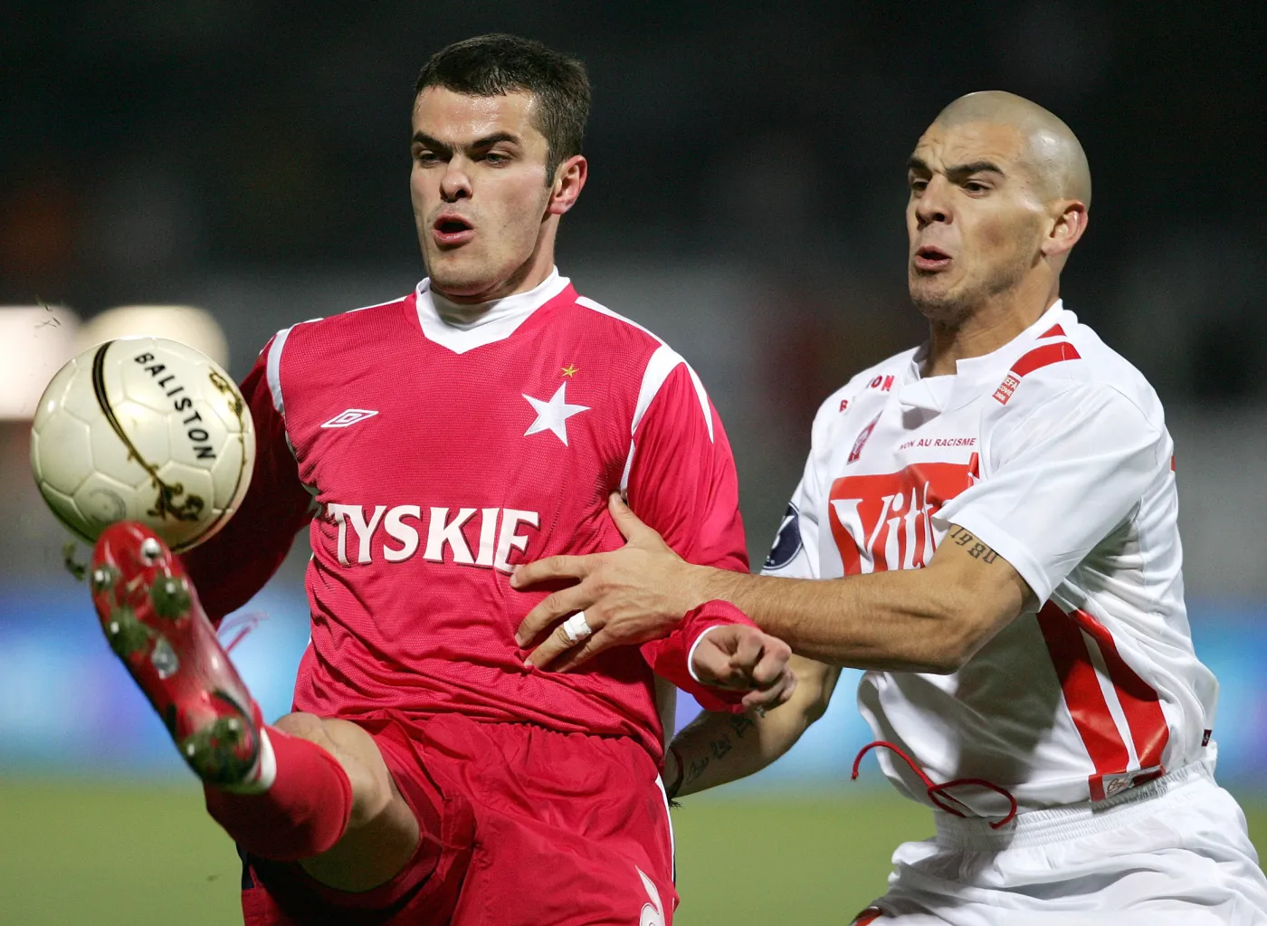 Paweł Brożek (z lewej)