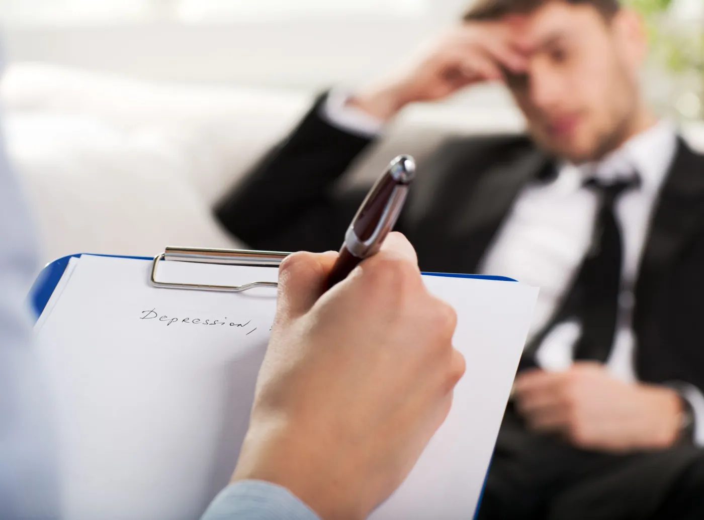 Mężczyzna u lekarza