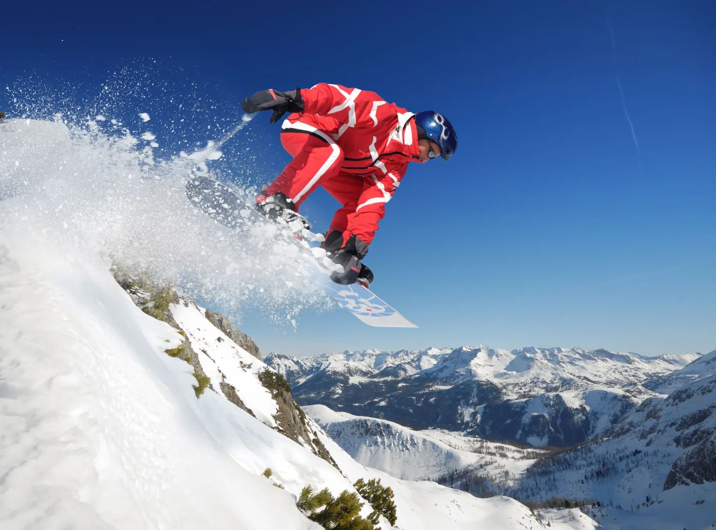 Extreme snowboarding