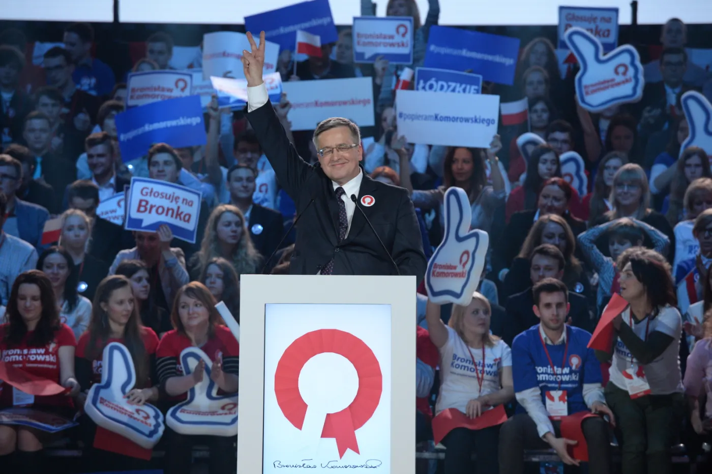 Prezydent Bronisław Komorowski rozpoczął kampanię wyborczą i przedstawił hasło wyborcze