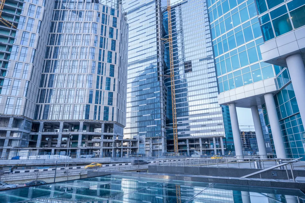 Wieżowiec w Moskwie 