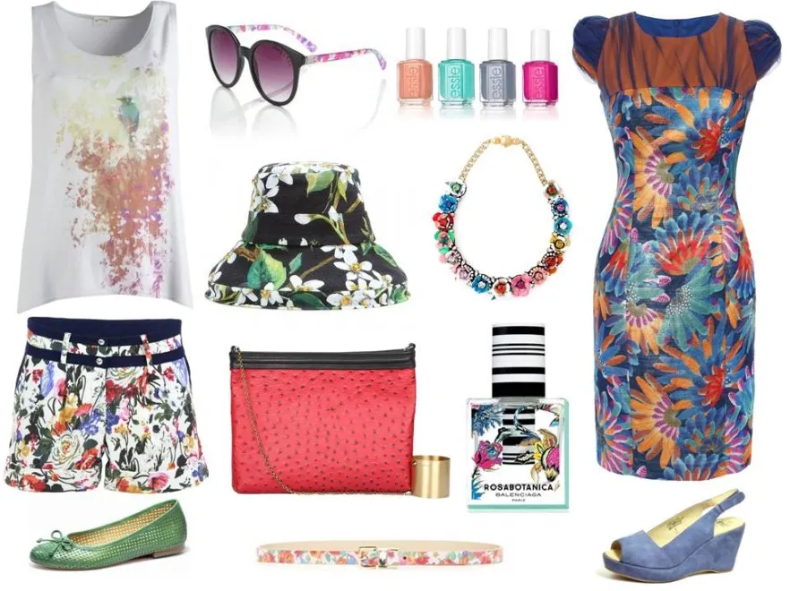 Kwiatowy total look. STYLIZACJE na wiosnę 2015