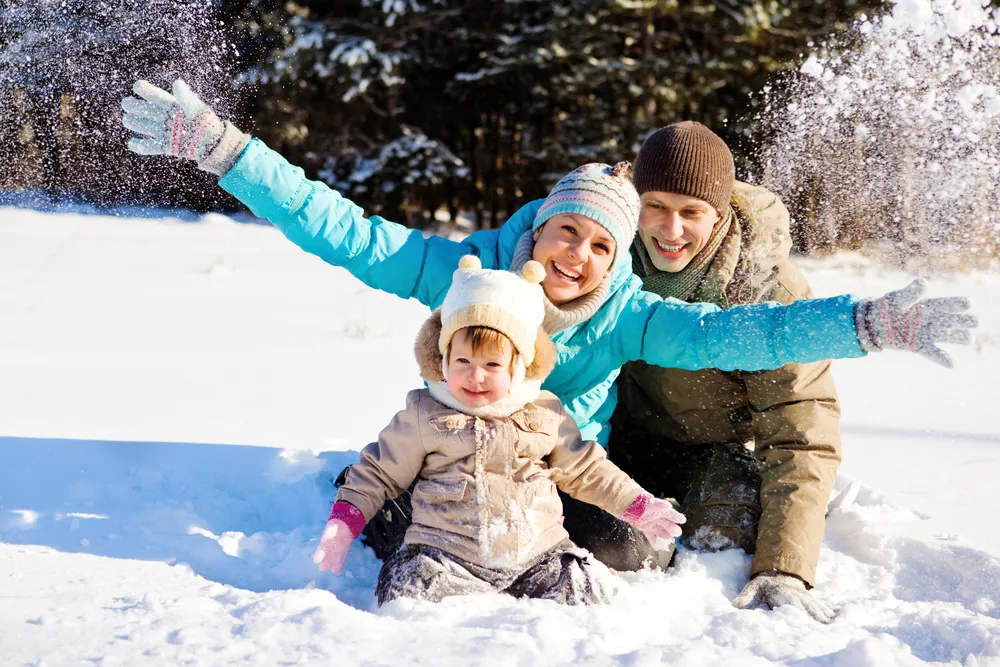 Rodzinne zabawy zimą
