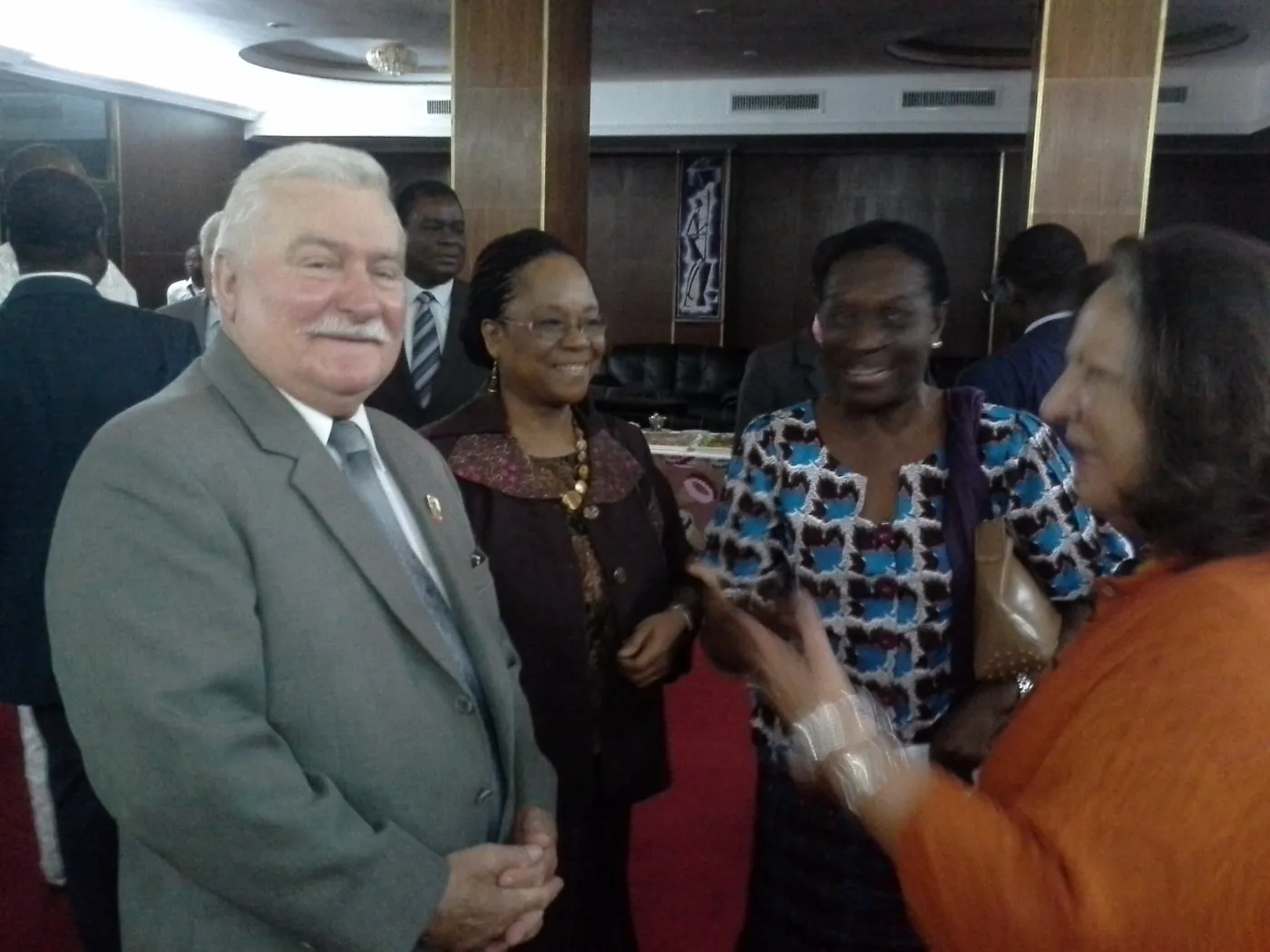 Lech Wałęsa w Togo