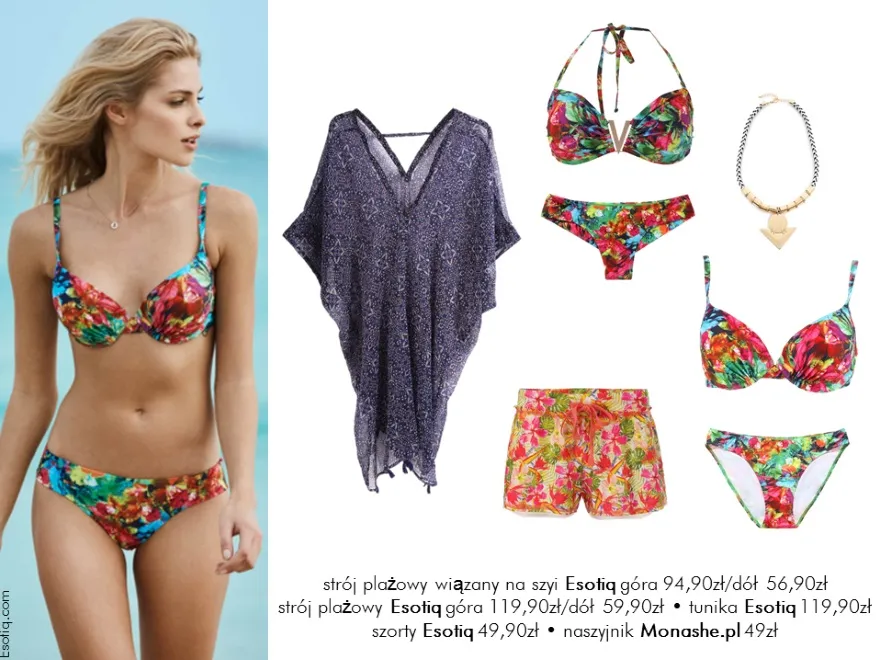 Nie tylko strój kąpielowy! Wszystko, co musisz mieć, by modnie wyglądać na plaży. STYLIZACJE