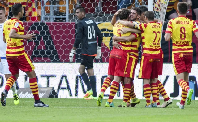 Ekstraklasa: Dwie czerwone kartki i pięć goli. Jagiellonia zdemolowała Ruch