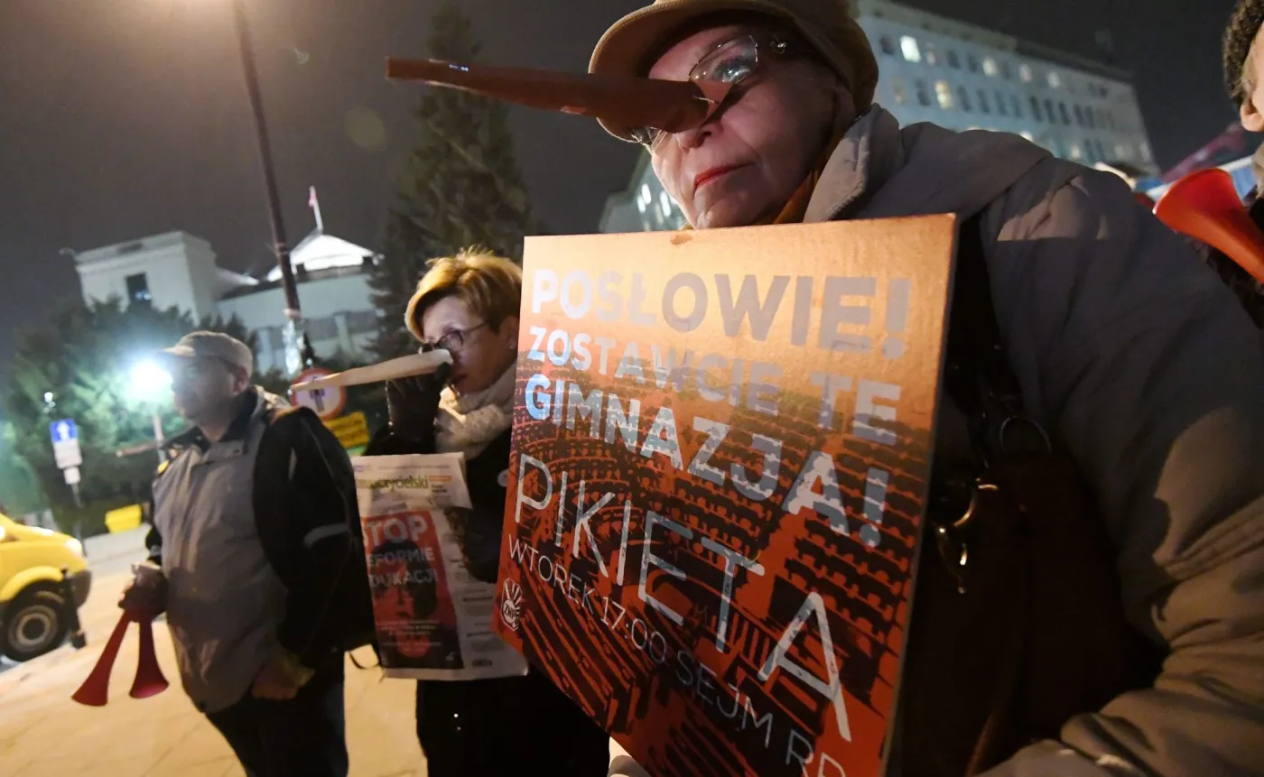 Pikieta przed Sejmem