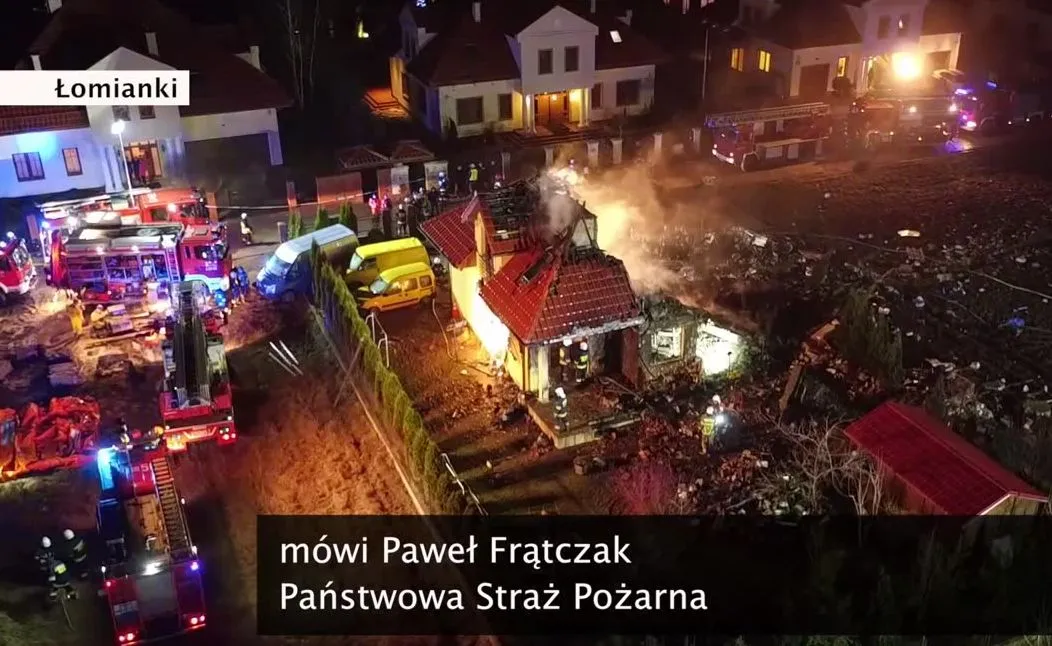 Pożar w Łomiankach