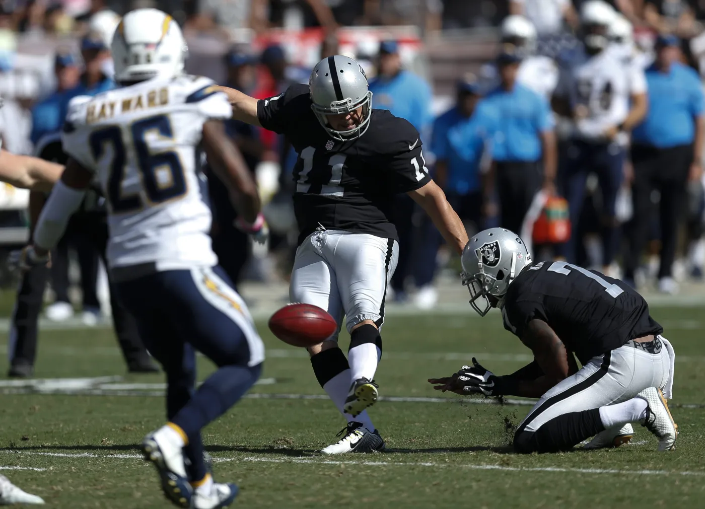 Liga NFL: Czwarte zwycięstwo Raiders. 14 punktów Janikowskiego