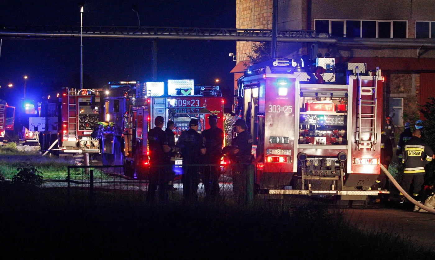 Pożar w Białymstoku